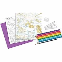 Paint By Number Unicorn Foil Fun