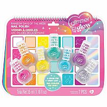 RAINBOW NAIL POLISH 7 DAY SET