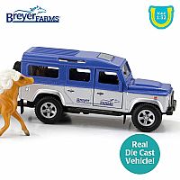 BREYER LAND ROVER & TRAILER