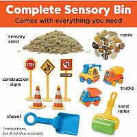 SENSORY BIN CONSTRUCTION ZONE