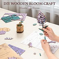 MODERN WOODEN PUZZLE LILAC