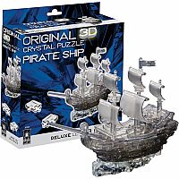 3D Crystal Puzzle Pirate Ship