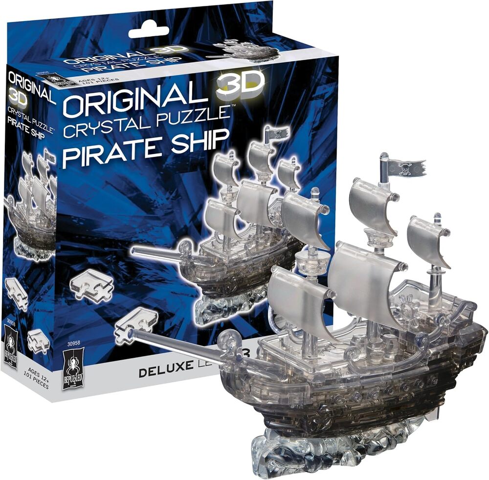 3D Crystal Puzzle Pirate Ship