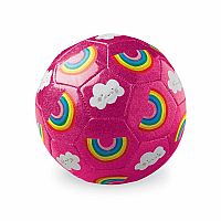 SOCCER BALL RAINBOW GLITTER