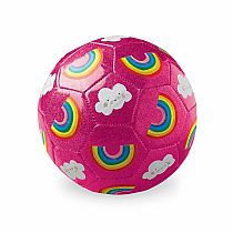 SOCCER BALL RAINBOW GLITTER