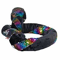 SEQUIN SNAKE 54" RAINBOW TWIST