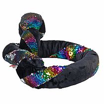 SEQUIN SNAKE 54" RAINBOW TWIST