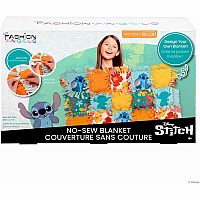 DISNEY STITCH NO SEW BLANKET
