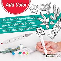 POP UP COLORING SUCCULENT