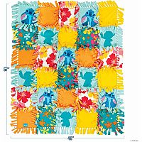 DISNEY STITCH NO SEW BLANKET