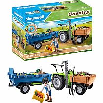 PM HARVESTER TRACTOR W TRAILER