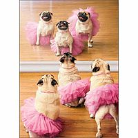 BD BALLERINA PUGS CARD