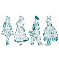FASHION COLOURING PAPER DOLLS
