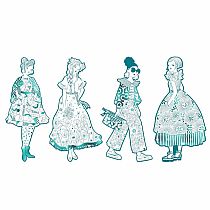 FASHION COLOURING PAPER DOLLS