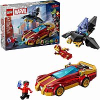 LEGO IRON MAN CAR V RED HULK