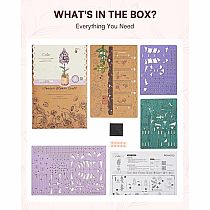 MODERN WOODEN PUZZLE LILAC