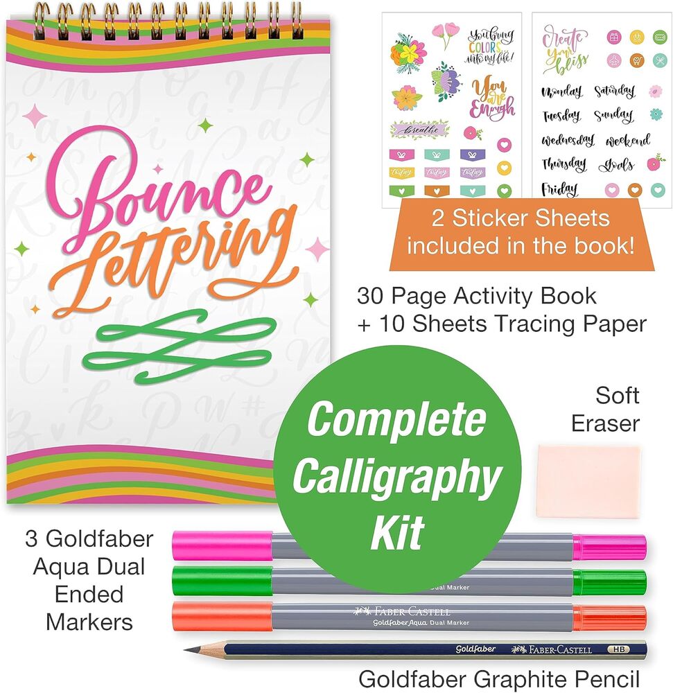 BOUNCE LETTERING KIT - Over the Rainbow