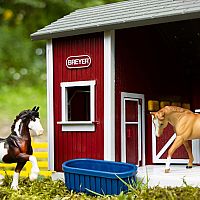 Stablemates Red Stable Set with Two Horses