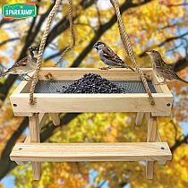 PICNIC TABLE BIRD FEEDER