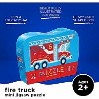 Crocodile Creek Fire Truck 12 Piece Jigsaw Puzzle