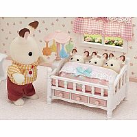 CC CRIB WITH MOBILE--CALICO CRITTERS