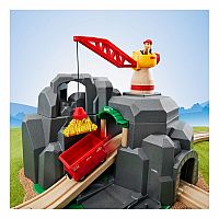 BRIO Crane & Mountain Tunnel