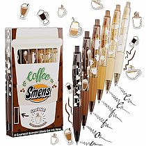 COFFEE SCENTED PENS SET OF 6