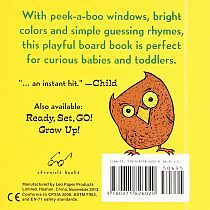 PEEK-A WHO BOARD BOOK  --NINA LADEN