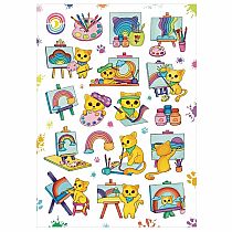 TABBY'S ART CLASS STKRS GLOSSY