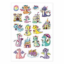 DRAGON TALES STKRS GLOSSY
