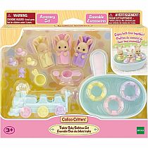 CC TRIPLETS BABY BATHTIME SET--CALICO CRITTERS