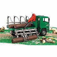Bruder Timber Truck with Loading Crane