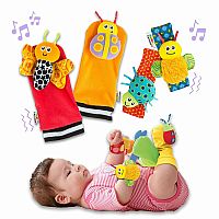 Gardenbug Foot Finder and Wrist Rattle Set