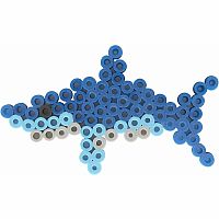 PERLER SHARKS FUSED BEAD KIT
