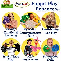 LIVING PUPPETS MACK BLUE MONTER