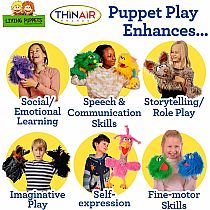 LIVING PUPPETS MACK BLUE MONTER