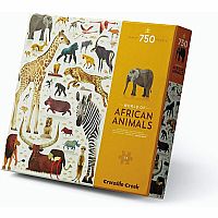 AFRICAN ANIMALS 750 PC PUZ