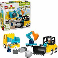 DUPLO 3 IN 1 CONSTRUCTION VEHICLE