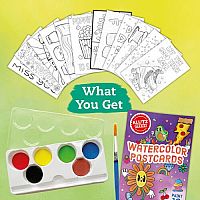 KLUTZ WATERCOLR POSTCARDS