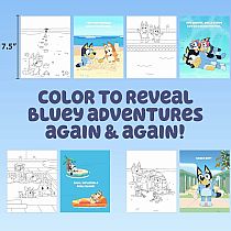BLUEY AQUA ART