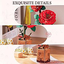 WOODEN PUZZLE RED CAMELIA