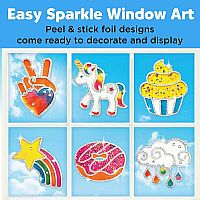 RAINBOW SPRINKLES WINDOW ART
