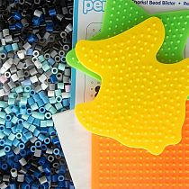 PERLER SHARKS FUSED BEAD KIT