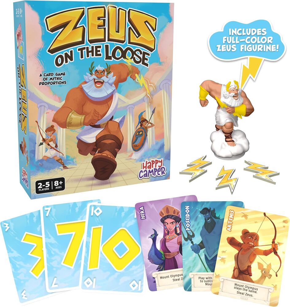 ZEUS ON THE LOOSE CARD GAME