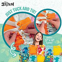 DISNEY STITCH NO SEW BLANKET