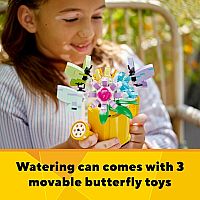 LEGO FLOWERS IN WATERING CAN
