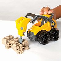 KINETIC SAND DIG DEMOLOLITION TRUCKS