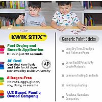 Kwik Stix Paint Sticks 12 ct Classics