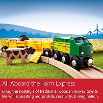 BRIO Farm Railway Set