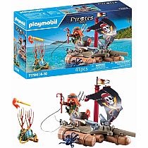 PM PIRATE RAFT WITH TREASURE